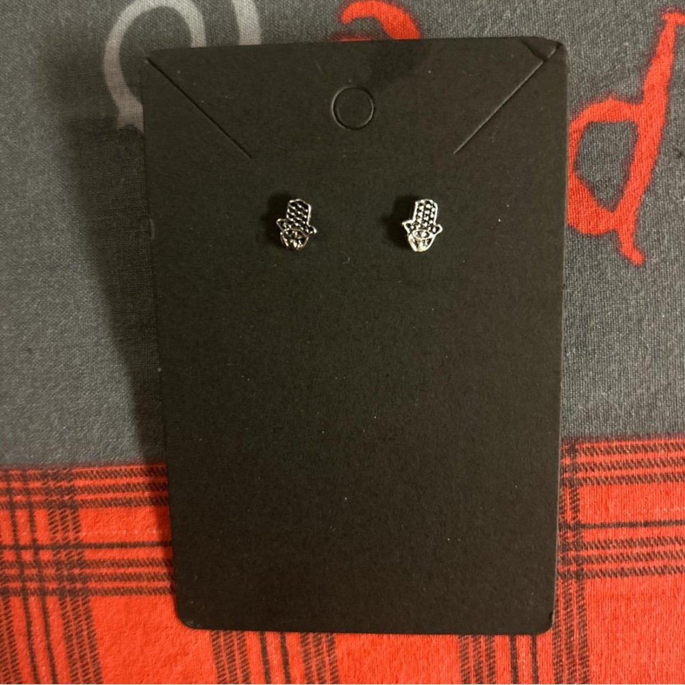 Hamsa Stud Earrings